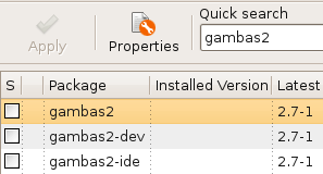 Gambas 2 in Ubuntu 8.10