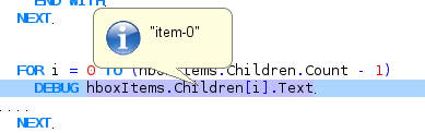 Unknown Symbol Text In Class Control Debugged